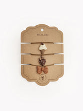Load image into Gallery viewer, Pack 3 Necklaces - Ice Cream + Strawberry + Bow
