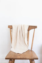 Load image into Gallery viewer, cozy waffle blanket | baby size - milk
