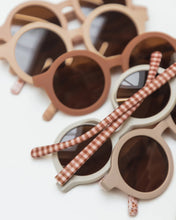 Load image into Gallery viewer, Children&#39;s Silicone Sunglasses - Vintage Squares
