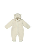 Load image into Gallery viewer, Sasha Recycled Polyester Sherpa Onepiece - Natural *SIZE 3-6*
