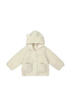 Load image into Gallery viewer, Tatum Recycled Polyester Sherpa Jacket - Natural
