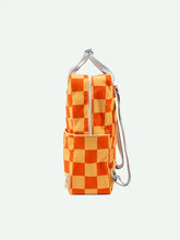 Load image into Gallery viewer, backpack large | farmhouse | checkerboard | pear jam

