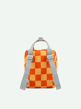Load image into Gallery viewer, backpack small | farmhouse | checkerboard | pear jam
