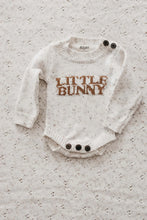 Load image into Gallery viewer, Little Bunny Oatmeal Knit Romper *SIZE 3-6*
