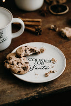 Load image into Gallery viewer, Cookies For Santa Plate
