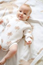 Load image into Gallery viewer, Palm Tree Knit Romper
