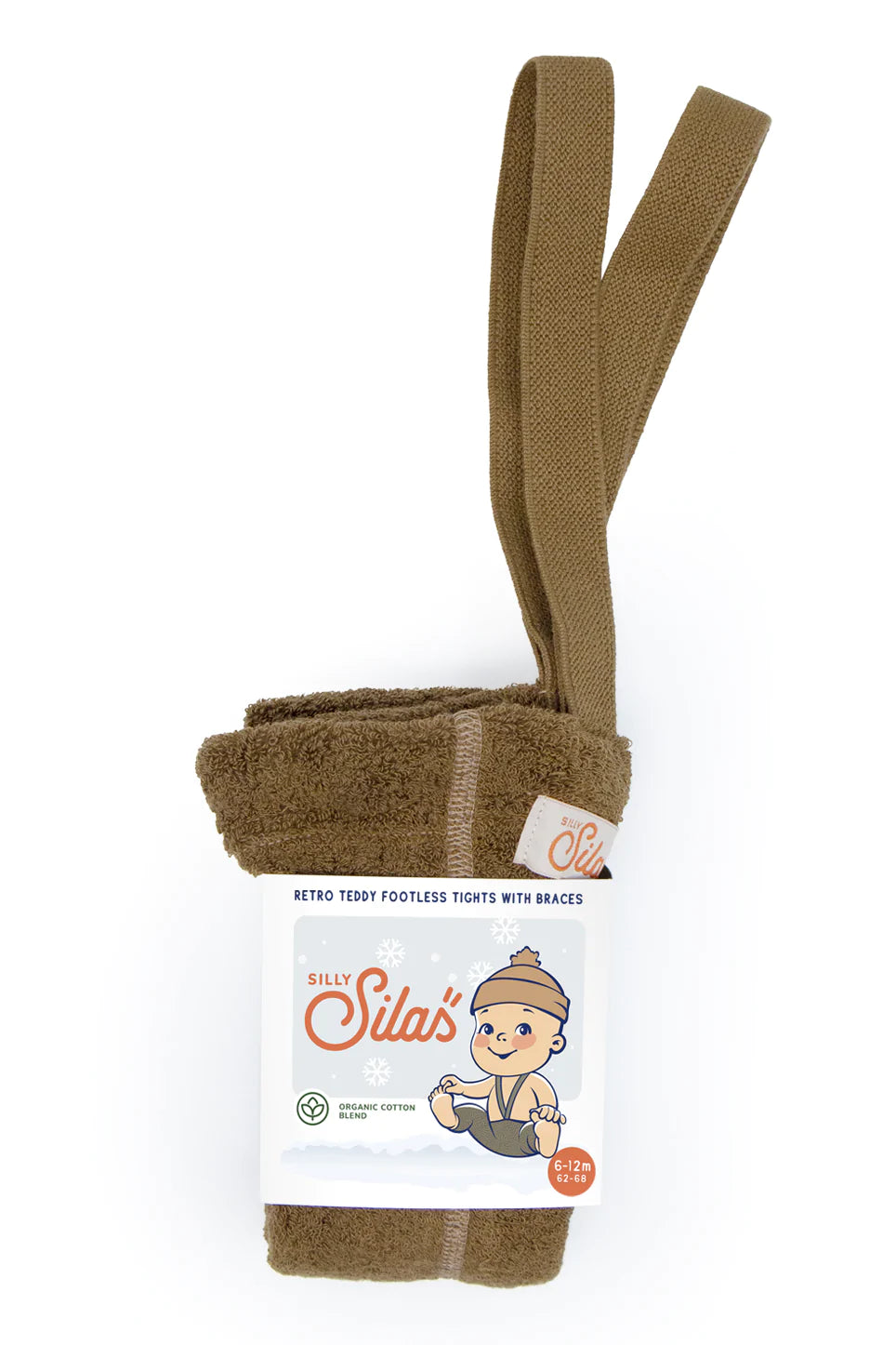 Silly Silas - Teddy Footless (Acorn Brown)