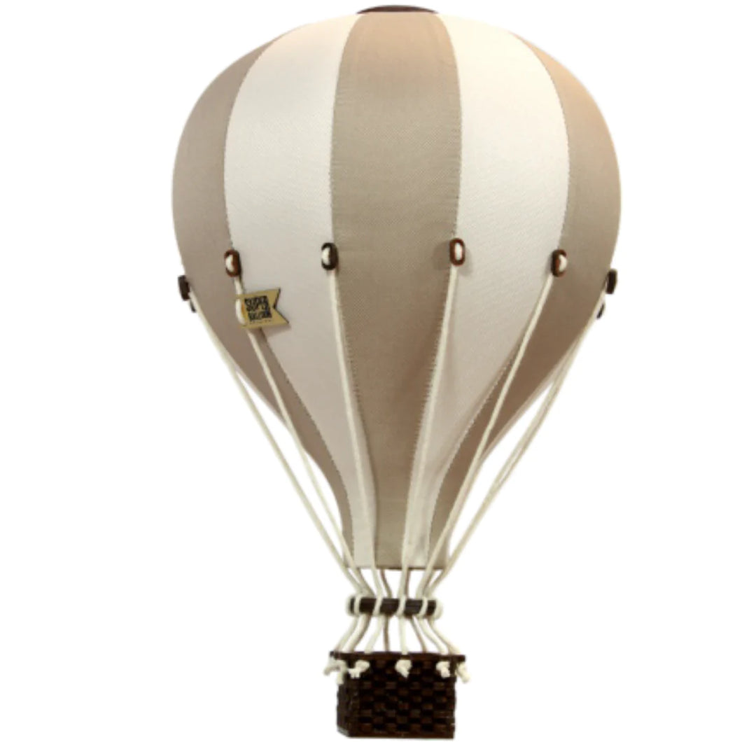 Super Balloon Decorative Hot Air Balloon - Gold + Beige