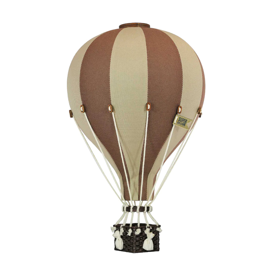 Super Balloon Decorative Hot Air Balloon - Light Brown + Dark Brown