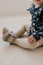 Load image into Gallery viewer, CABLE WEAVE KNEE HIGH SOCK - SANDSTONE
