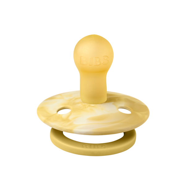 BIBS Pacifier 2PK - Tie-Dye Mustard/Ivory
