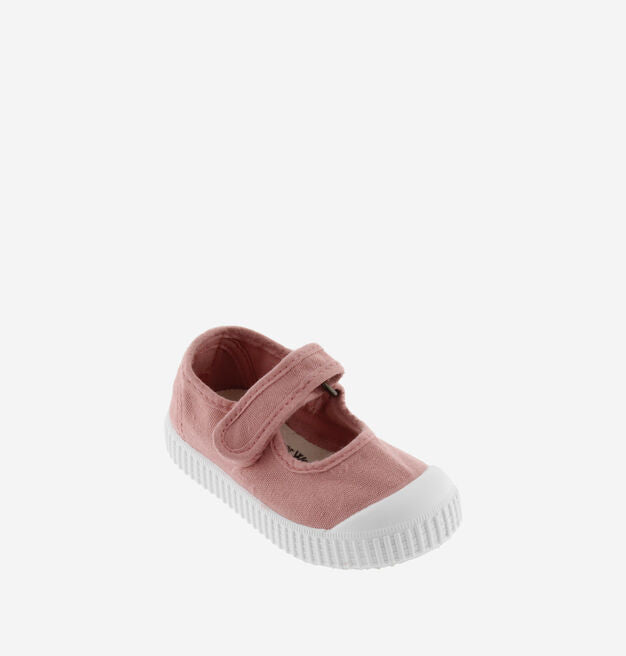 1915 MARY-JANE CANVAS SHOE - Nude