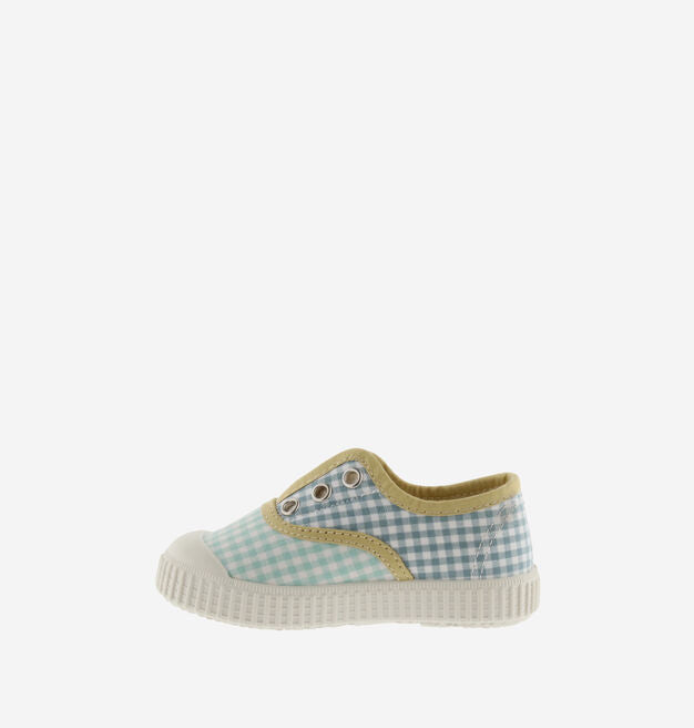 1915 INGLESA CHECKERED VICHY CANVAS - Jade