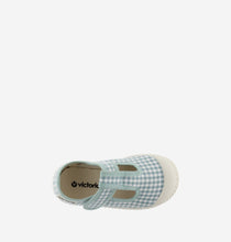 Load image into Gallery viewer, 1915 SANDAL CHECKERED VICHY - Jade