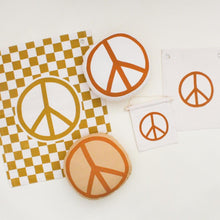 Load image into Gallery viewer, Checkered Peace Sign Banner

