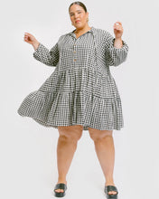 Load image into Gallery viewer, Avalon Smock Dress // Black Gingham
