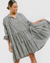 Load image into Gallery viewer, Avalon Smock Dress // Black Gingham
