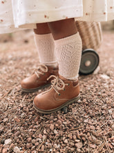 Load image into Gallery viewer, CABLE WEAVE KNEE HIGH SOCK - PILLOW
