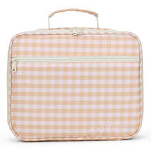 Load image into Gallery viewer, Caramel Gingham Insulated Lunch Bag