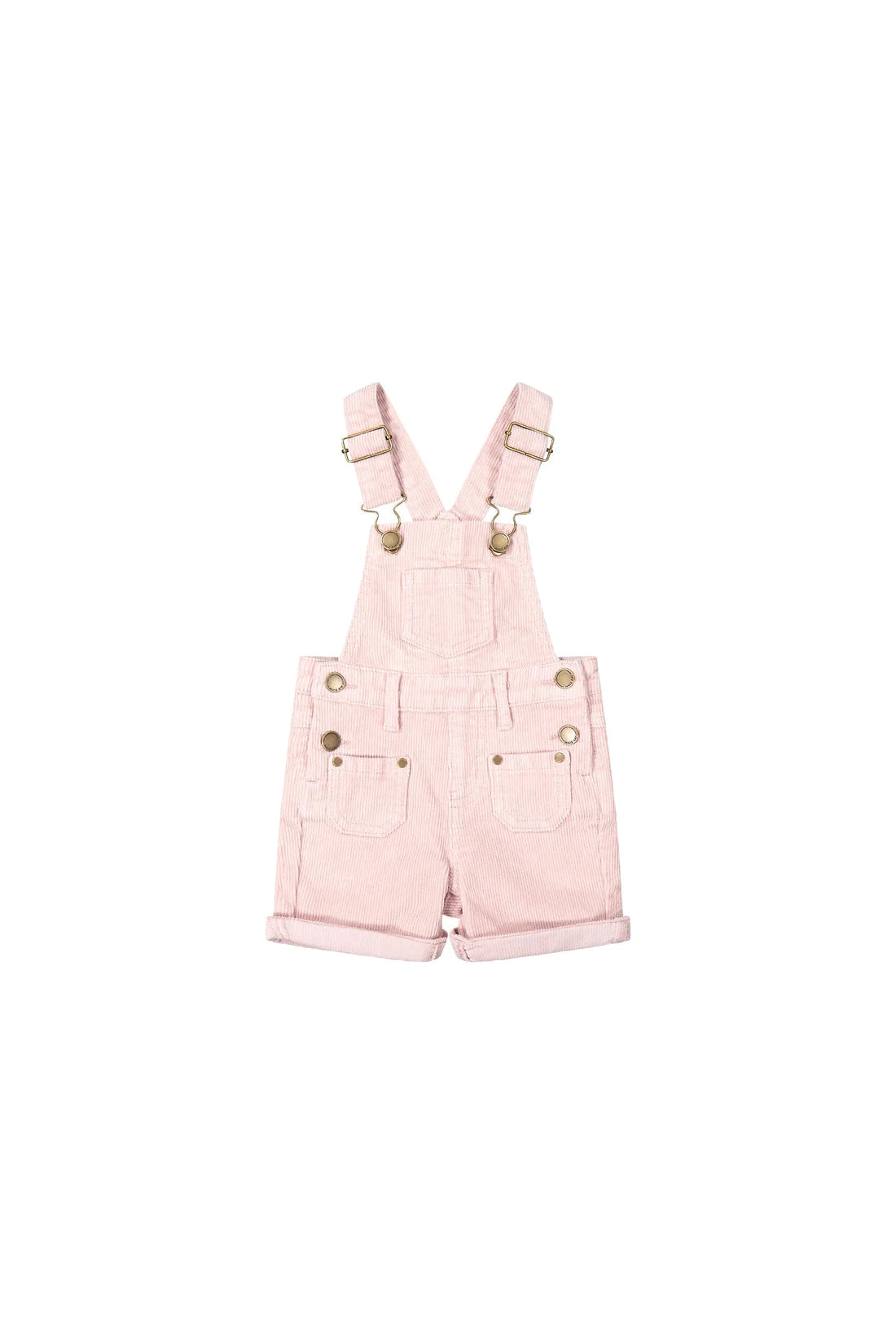 Chase Short Cord Overall - Blush