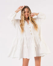 Load image into Gallery viewer, Avalon Smock Dress // White
