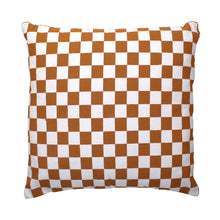 Load image into Gallery viewer, Checkered Pillow Cover - Rust
