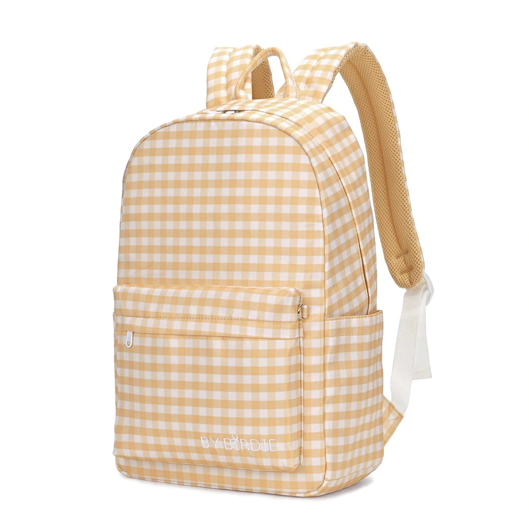 Caramel Gingham Junior Backpack