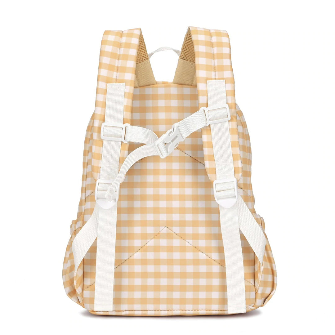 Caramel Gingham Mini Backpack
