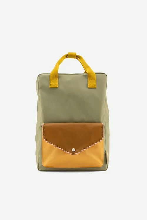 backpack large | envelope collection | map green