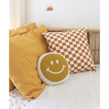 Load image into Gallery viewer, Checkered Pillow Cover - Rust
