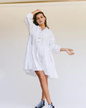 Load image into Gallery viewer, Avalon Smock Dress // White
